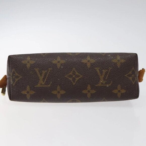 LOUIS VUITTON Monogram Pochette Cosmetic PM Cosmetic Pouch M47515 LV Auth 116305 - Picture 7 of 16